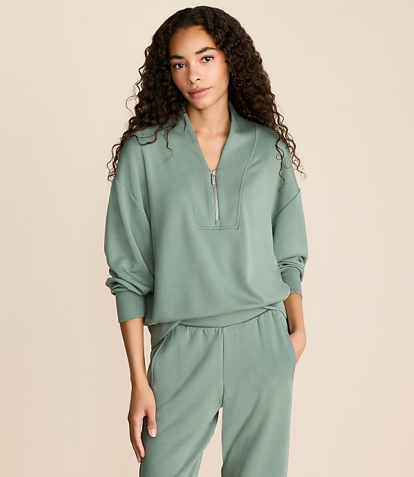 Lou & Grey Scubasoft Half Zip Sweatshirt