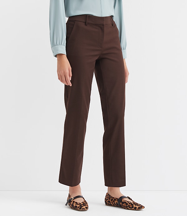 Petite Riviera Slim Pants in Doubleweave