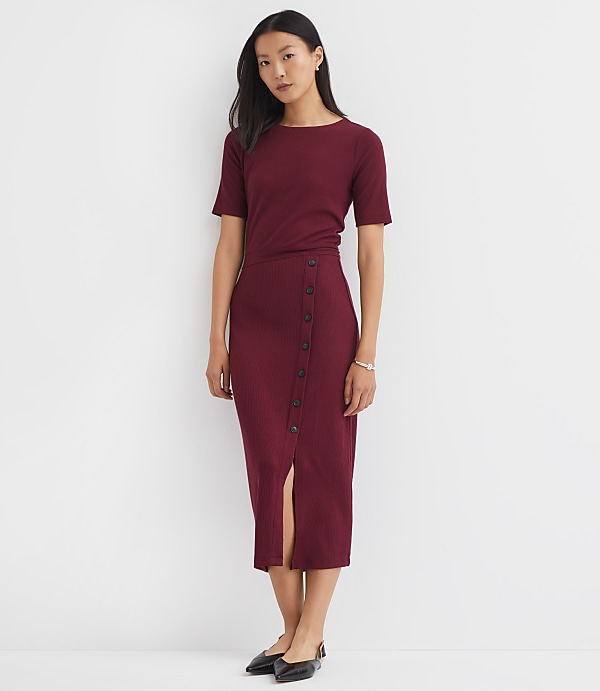 Women's Burgundy Dresses: Casual, Work & Vacation Styles | LOFT