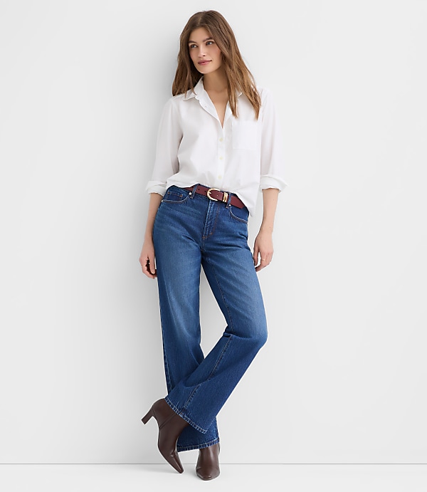 Cotton Blend Everyday Relaxed Pocket Shirt