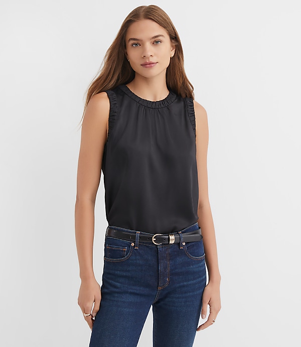 Ruched Trim Shell