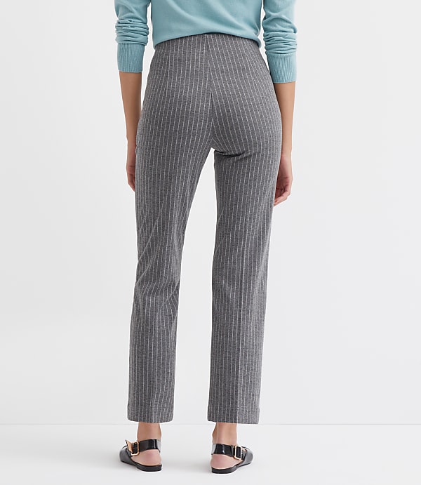Zip Pocket Straight Pants in Stripe