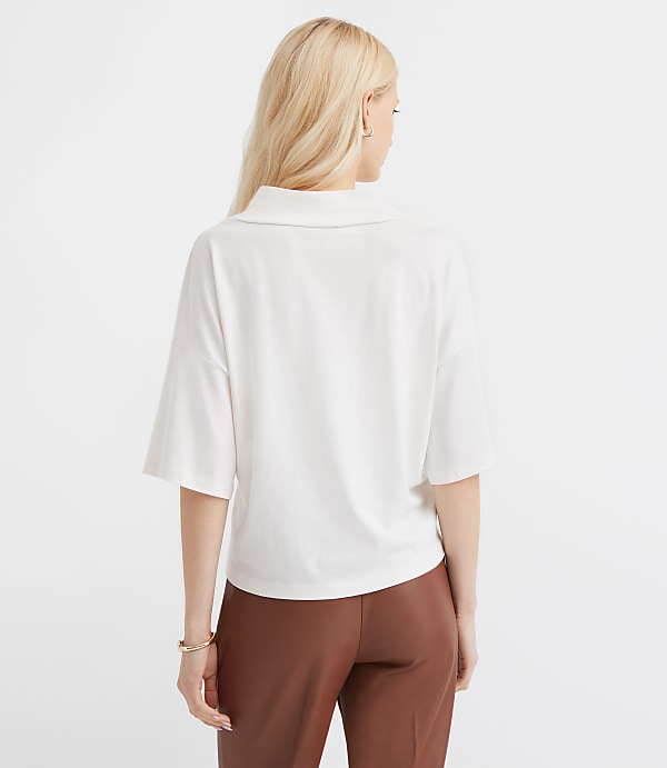 Mock Neck Modern Tee