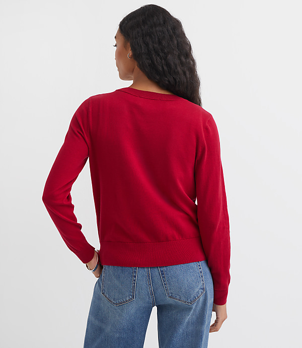 Modern Crew Neck Cardigan