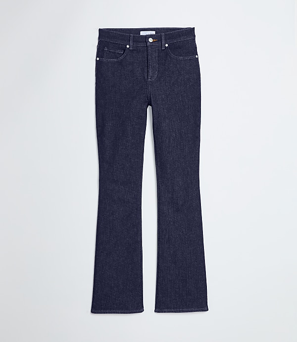 Petite Mid Rise Boot Jeans in Classic Rinse Wash
