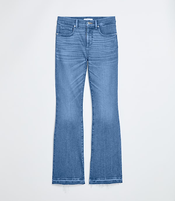 Petite Mid Rise Boot Jeans in Luxe Medium Wash