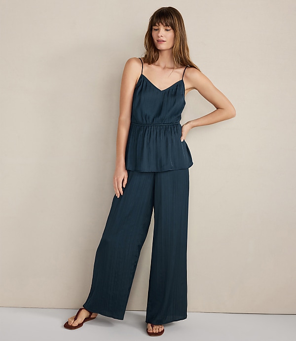 Haven Well Within Silky Pleated Straight Leg Pants