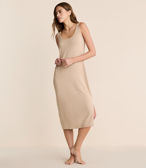 Lou & Grey Heathered Softened Modal Pajama Dress