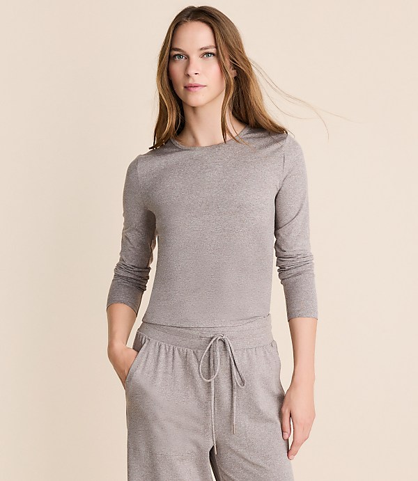 Lou & Grey Heathered Brushedsoft Tee