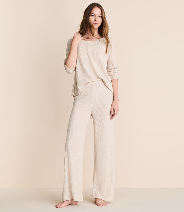Lou & Grey Brushed Waffle Pajama Set