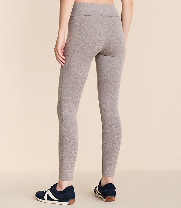 Petite Lou & Grey Heathered Brushedsoft Side Pocket 7/8 Leggings