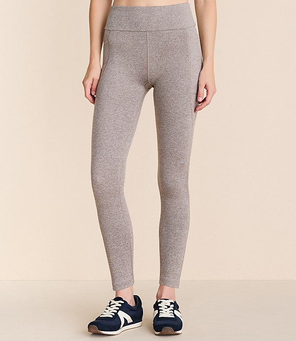 Petite Lou & Grey Heathered Brushedsoft Side Pocket 7/8 Leggings