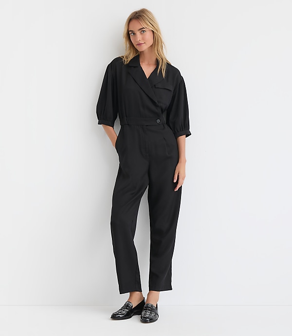 Lapel Jumpsuit
