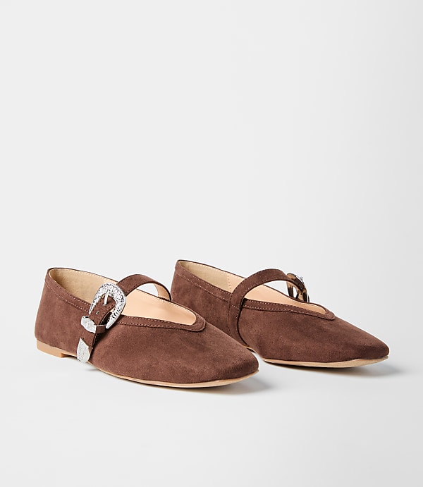Western Mary Jane Flats