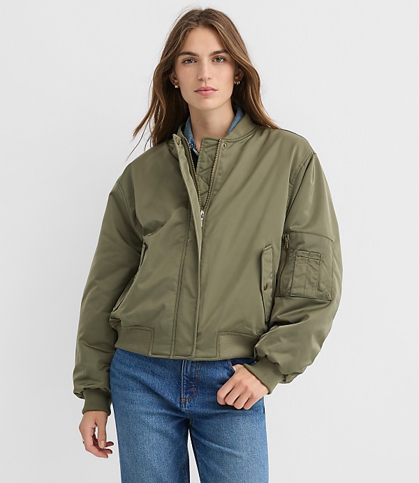 Twill Bomber Jacket