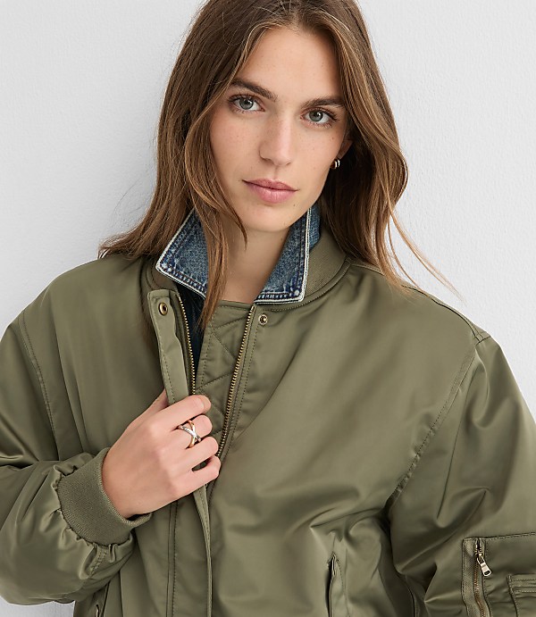 Twill Bomber Jacket
