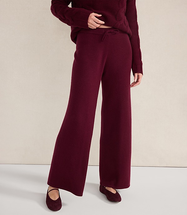 Haven Well Within Cashmere Wide Leg Pants