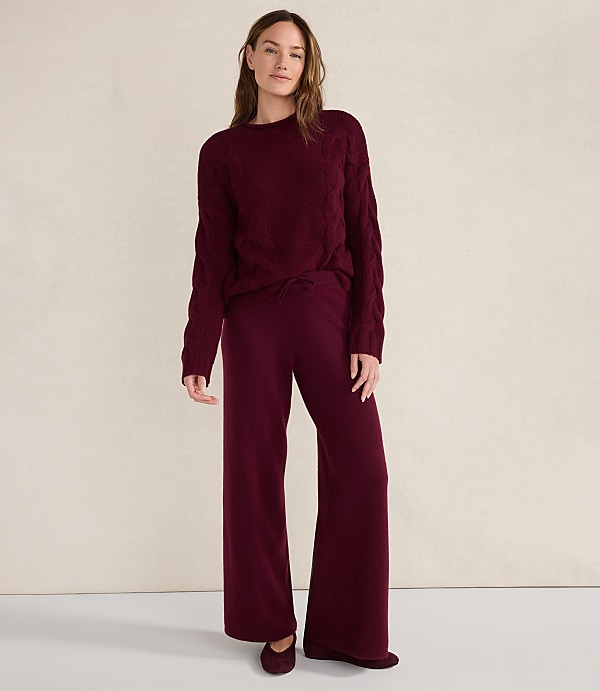 Haven Well Within Cashmere Wide Leg Pants
