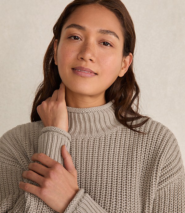 Haven Well Within Organic Cotton Roll Neck Sweater