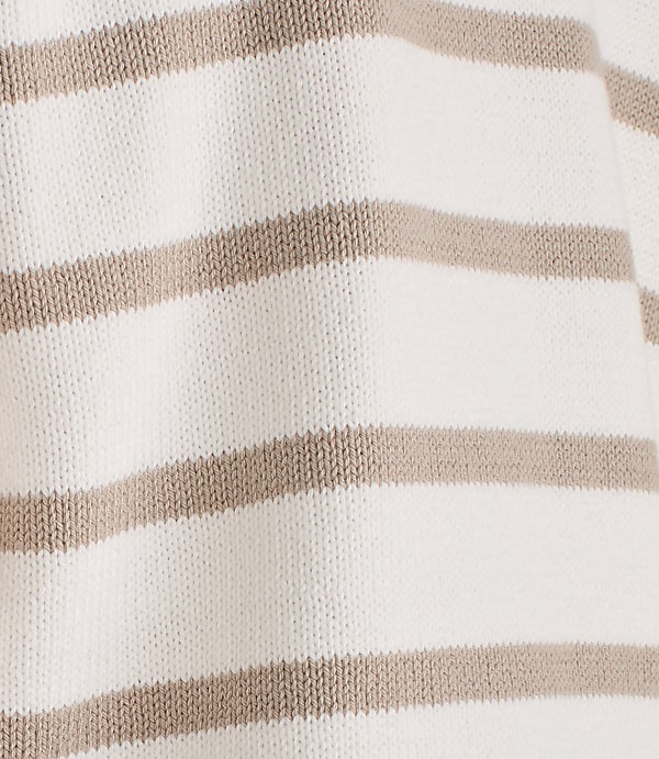 Haven Well Within Organic Cotton Stripe Roll Neck Sweater