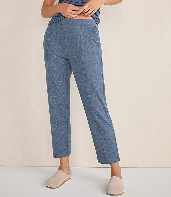 Haven Well Within Cotton Blend Ottoman Rib Tapered Pants
