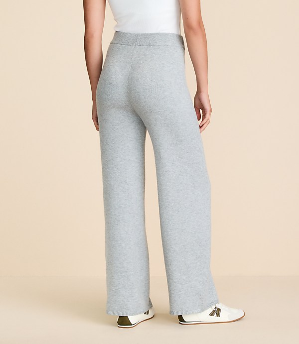 Lou & Grey Heathered Softened Wide Leg Pants