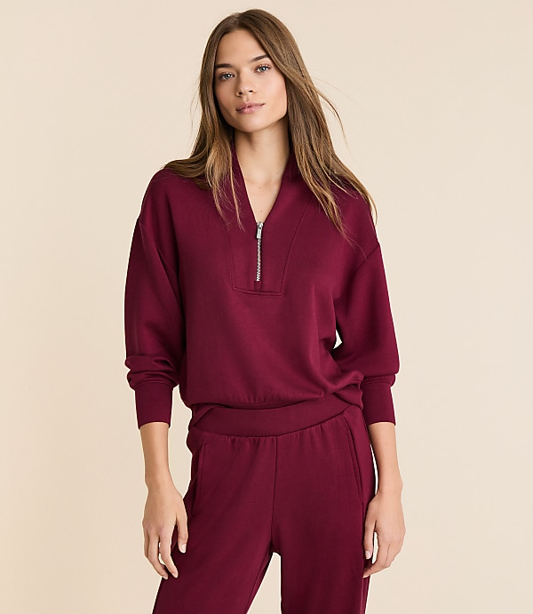 Lou & Grey Scubasoft Half Zip Sweatshirt