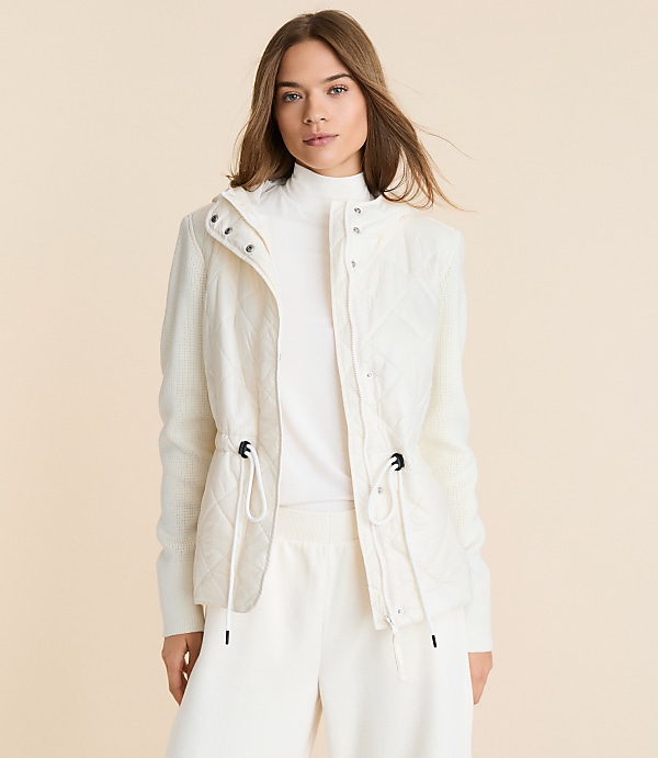 Lou & Grey Drawstring Puffer Jacket