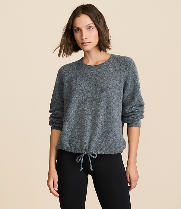 Lou & Grey Cloudstitch Drawstring Sweater