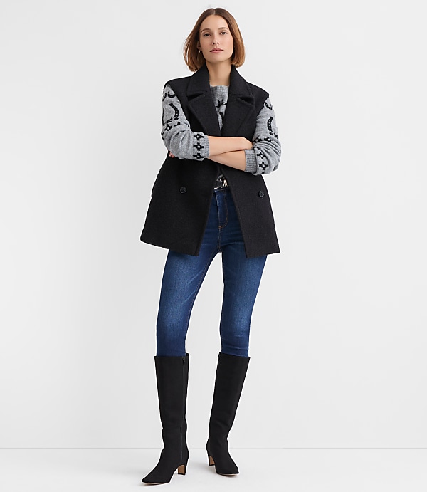 Double Breasted Sleeveless Jacket
