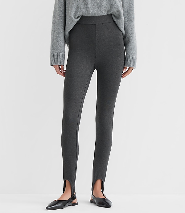 Stirrup Leggings in Heathered Ponte