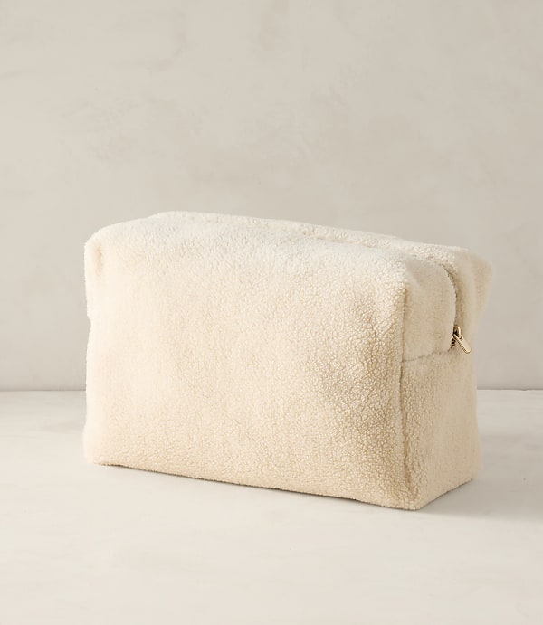 Haven Well Within Sherpa Cosmetic Bag, Large