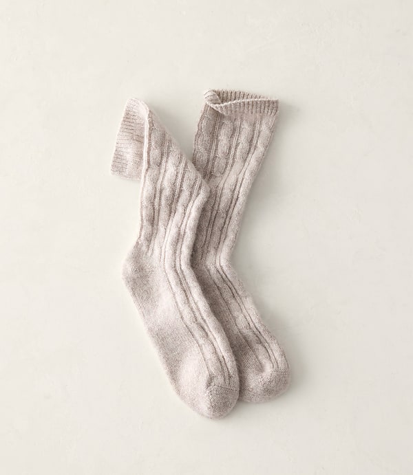 Haven Well Within Cashmere Blend Cable Knit Socks