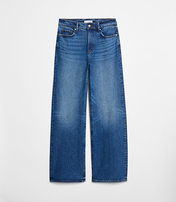 High Rise Wide Leg Jeans in Vintage Dark Wash