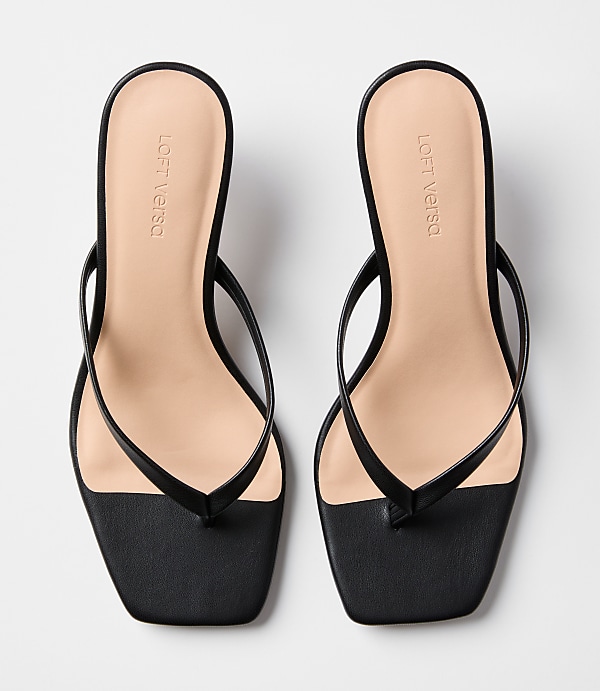 LOFT Versa Kitten Heel Thong Sandals