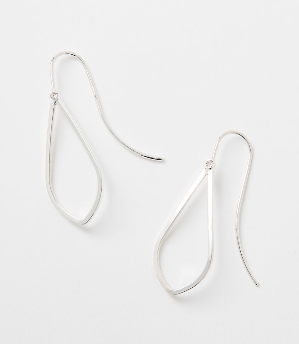 Open Drop Delicate Pull Through Earrings