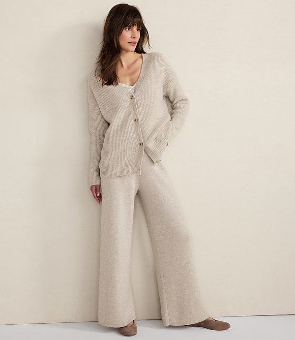 Haven Well Within Cashmere Shaker Stitch Cardigan