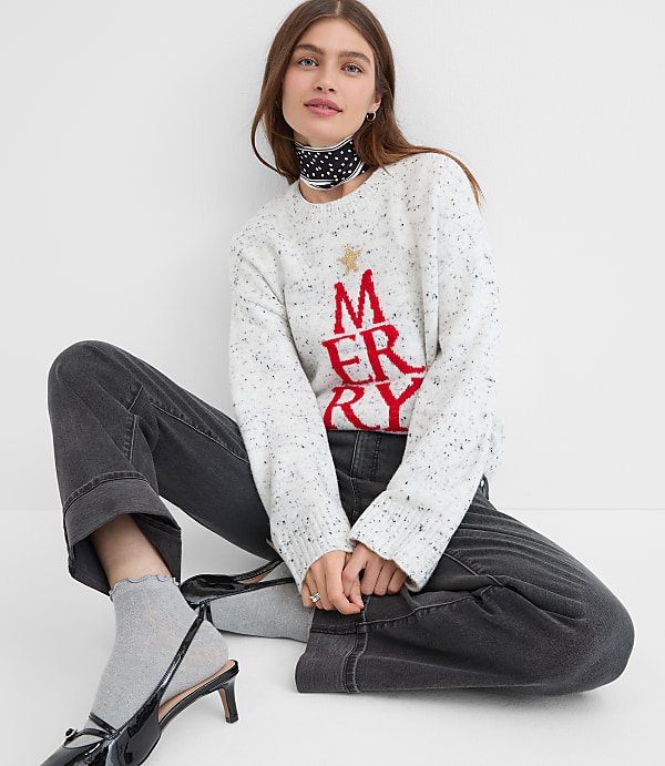 Merry Mock Neck Sweater