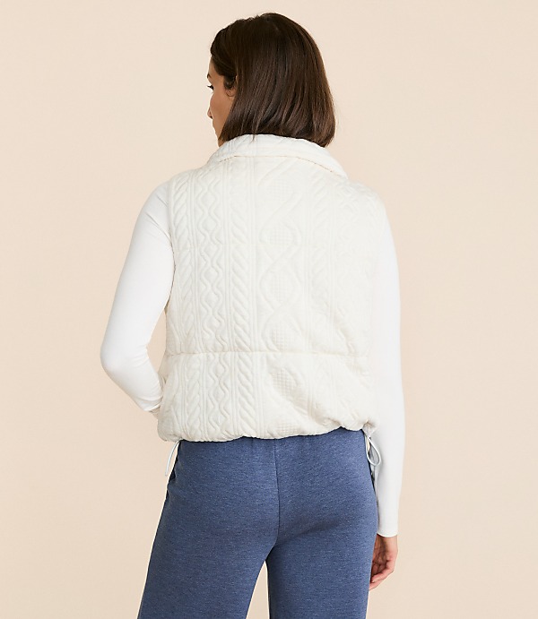 Petite Lou & Grey Alpine Textured Puffer Vest