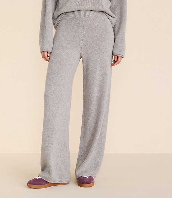 Lou & Grey Cashmere Wide Leg Pants