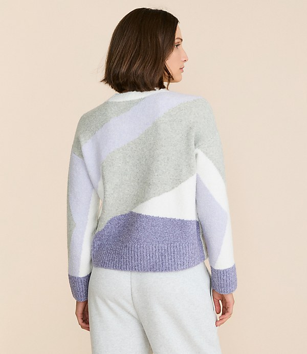 Lou & Grey Colorblock Cloudstitch Sweater