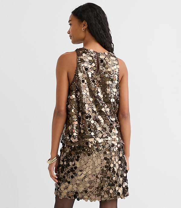 Sequin Sleeveless Top