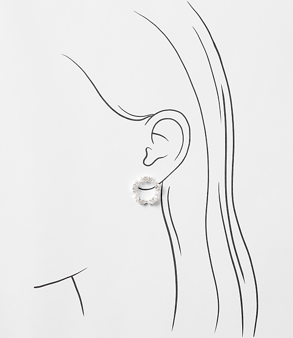 Sparkle Wreath Stud Earrings