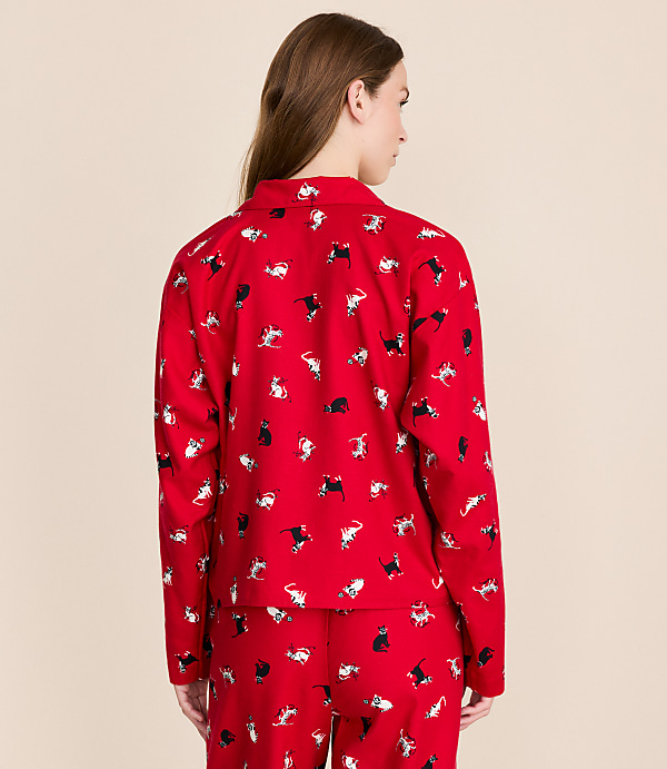 Holiday Kitten Pajama Set