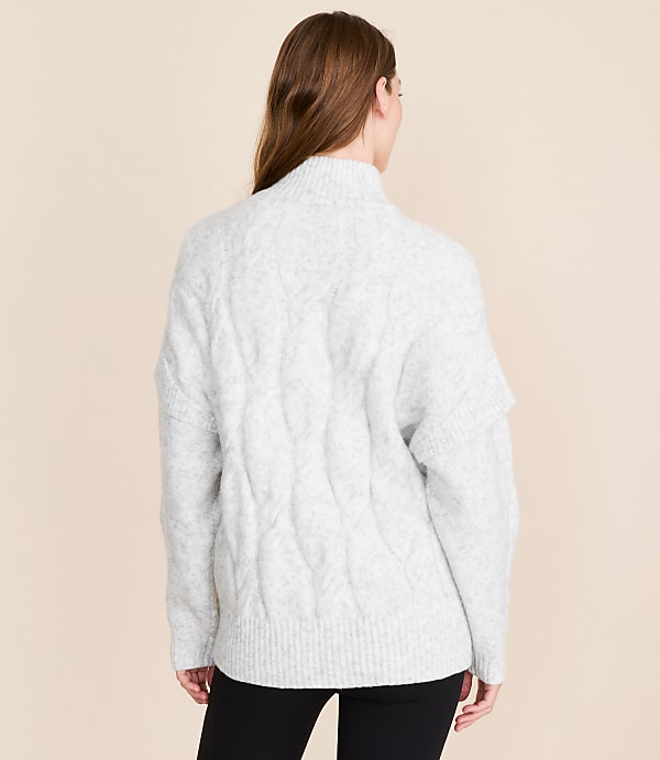Lou & Grey Oversized Cable Coatigan
