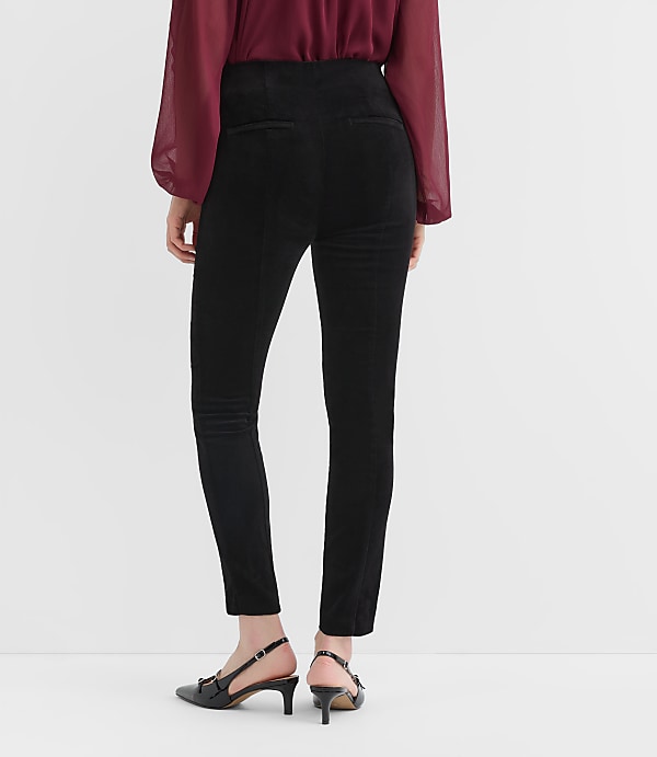 Petite Kendall Skinny Pants in Stretch Velvet