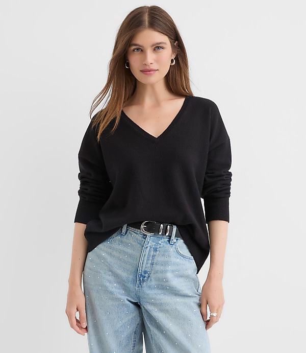 V-Neck Relaxed Everyday Sweater