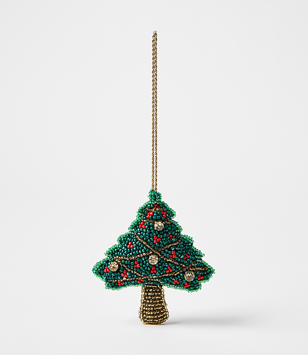 Holiday Tree Beaded Ornament