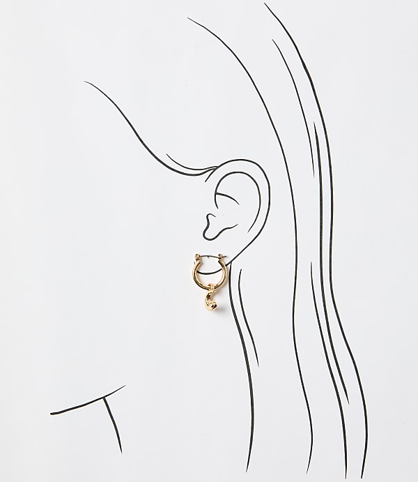 Charm Hoop Earring Set