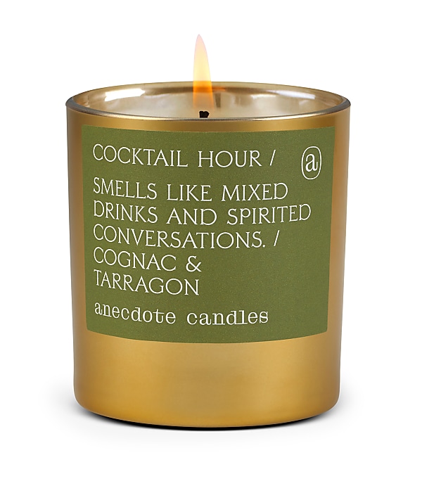 Anecdote Candles Cocktail Hour Gold Tumbler Candle